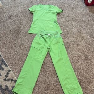 Lime, green, Cherokee, Infiniti, almost new scrubs